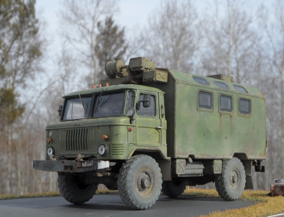 Кунг К-66 на базе Газ 66. — Каропка.ру — стендовые модели, военная ...