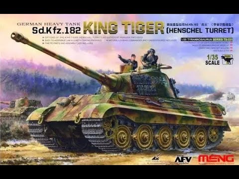 Анбокс-обзор MENG King Tiger 1/35