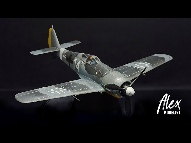 FOCKE WULF 190 A4 1/72  ЗВЕЗДА | СБОРКА И ПОКРАСКА
