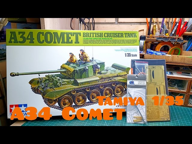 ОБЗОР! A34 Comet, Tamiya 1/35. REVIEW!