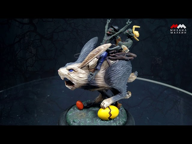 Malifaux - War Wabbit. Painted by Ernesto Guevara.