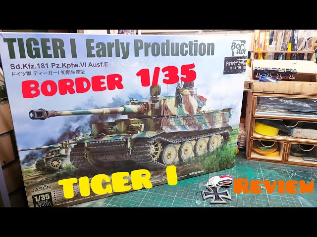 ОБЗОР. Tiger 1.Border 1/35. REVIEW.