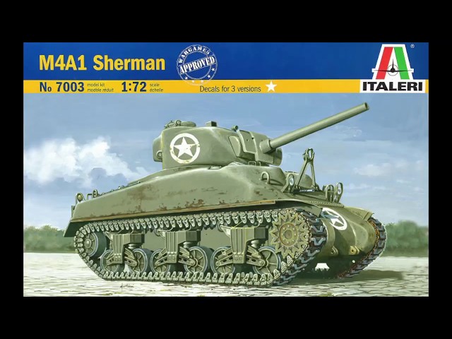Italeri Sherman M4A1 1:72 № 7003 review