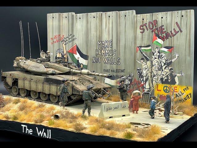 DIORAMA "The Wall" 1/35. СТРОЙКА И ПОКРАСКА!