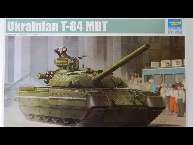 Обзор новинки 2017! Т-84 MBT (Оплот).  1/35 TRUMPETER.