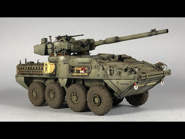 STRYKER M1128, AFV Club 1/35, Painting and Weathering