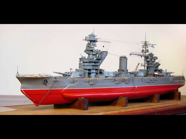 Постройка модели линкора "Парижская коммуна"