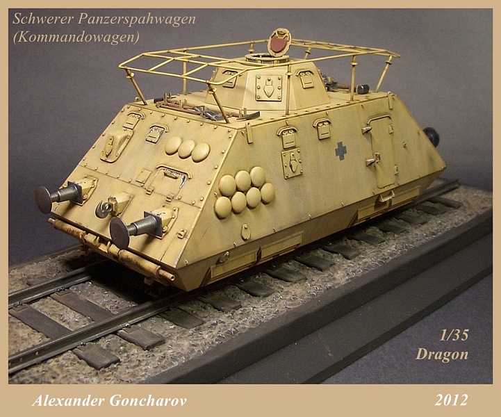 DRAGON SCHWERER PANZERSPÄHWAGEN (Kommandowagen) 1:35 NEUWERTIG EUR 25