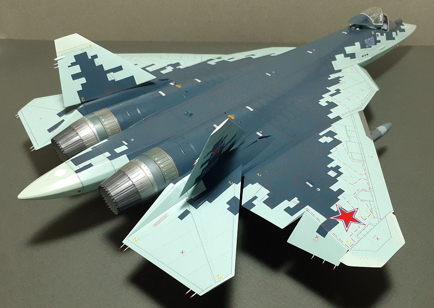 Check obr 57. Су-57 1/48. Су-57 1/48 звезда. Су 57 пиксельный камуфляж. Су-57 модель звезда 1/48.