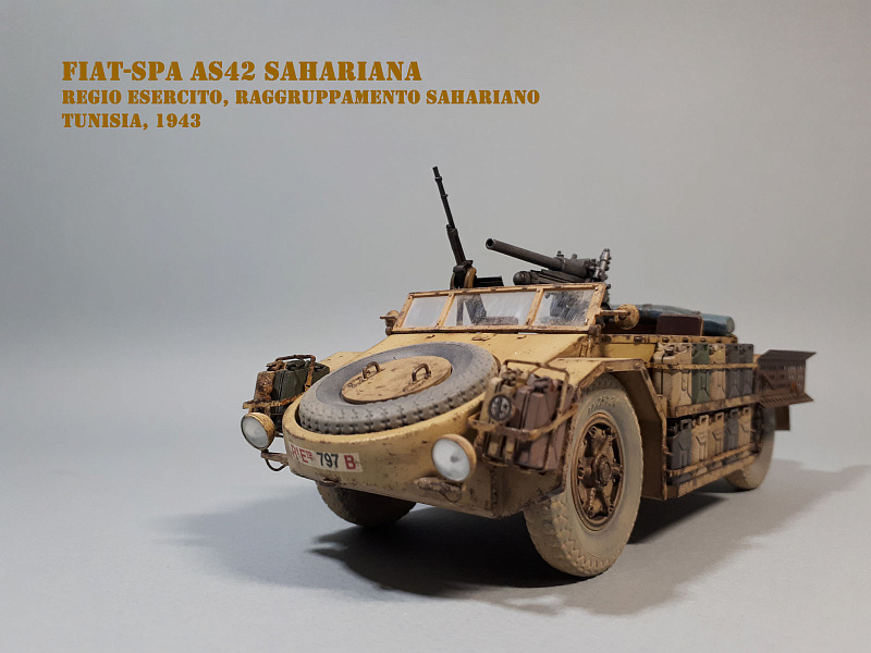 Fiat spa as42 sahariana