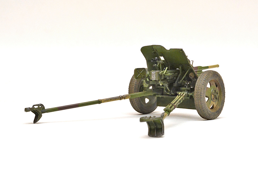 85-Мм противотанковая пушка д-48. Пушка 53к шасси. Сборные модели макет пушка 53-к 45мм обр.1937 г. выпуска 1943 г. mq 3514 1/35.
