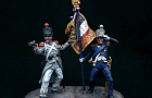 1-й и 2-й знаменосцы 14-го линейного полка. Франция, 1812-15 года~Автор: Владимир Чернов (Varatorn)